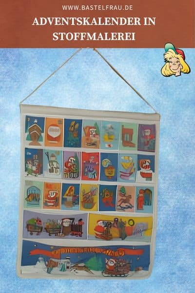 Adventskalender aus Stoff bemalen – Ein kreatives Highlight zur Weihnachtszeit