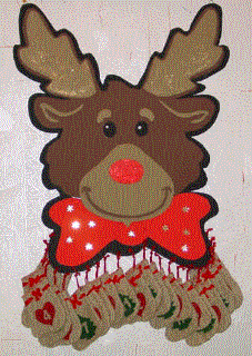 Bastelidee – Adventskalender Elch