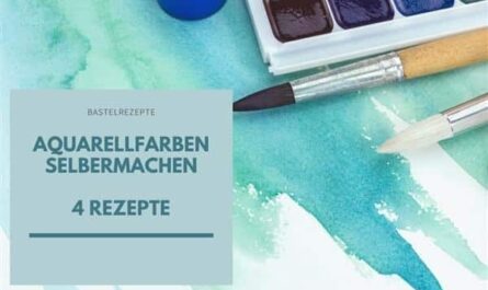 Aquarellfarbe selber machen