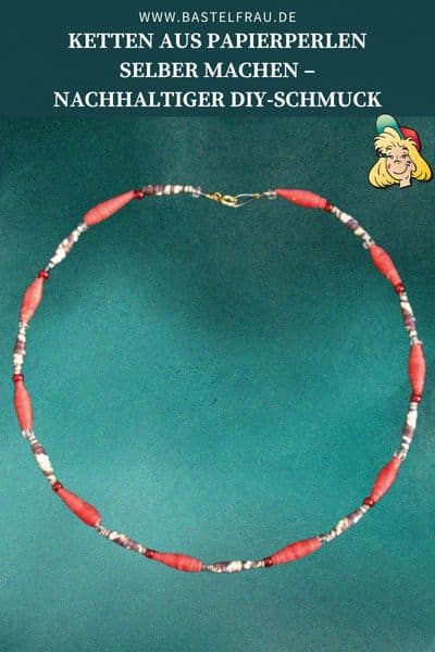 Nachhaltiger Schmuck zum Selbermachen: Carola und ihre Tochter basteln Ketten aus Papierperlen – einfach, kreativ und einzigartig!