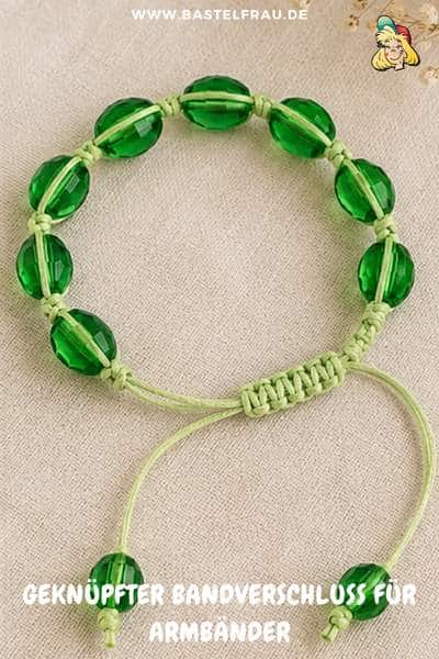 Knotenverschluss für Armbänder