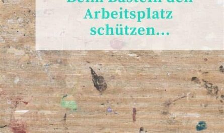 Beim Basteln den Arbeitsplatz schützen...