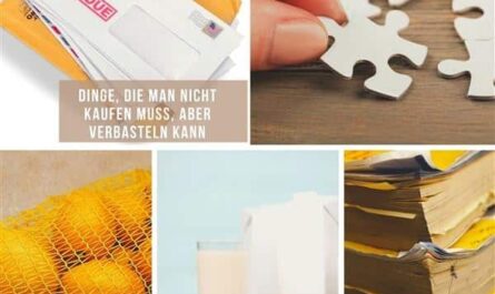 Dinge, die man nicht kaufen muss, aber verbasteln kann