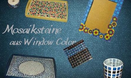 Mosaiksteine aus Window Color