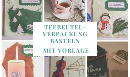Teebeutelverpackung selber machen