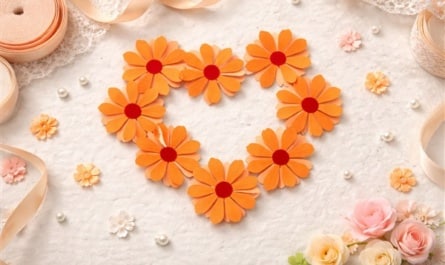 Herzkarten basteln – Ideen mit Papier, Blüten und Röschen