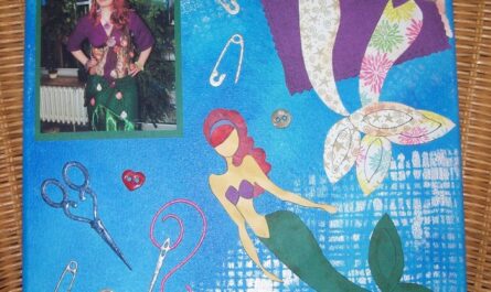 Scrapbooking auf Keilrahmen