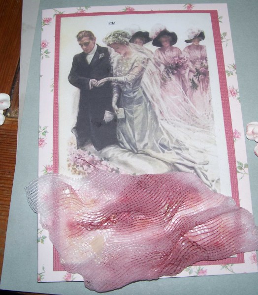 Romantische Hochzeitskarte