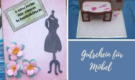 Möbelgutschein basteln