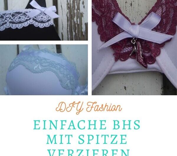 Bhs mit Spitze verzieren