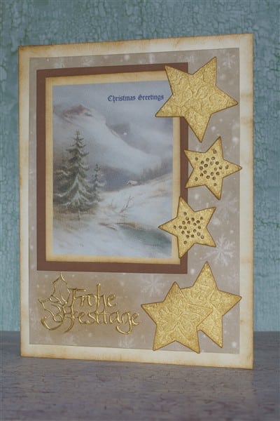 Weihnachtliche Vintagekarten