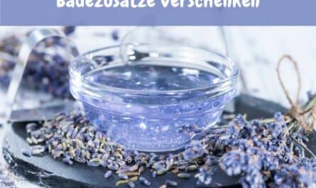 Rezepte für Badezusätze