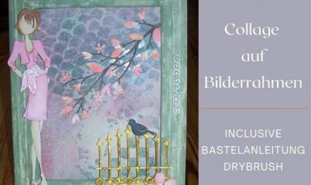 Collage auf Bilderrahmen