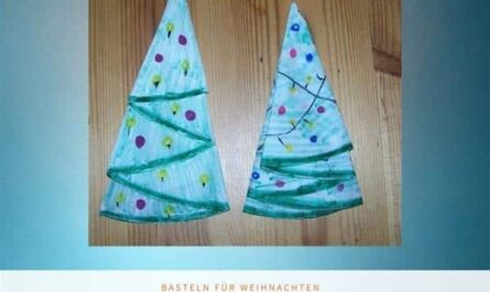 Tannenbäume aus Papierkreisen