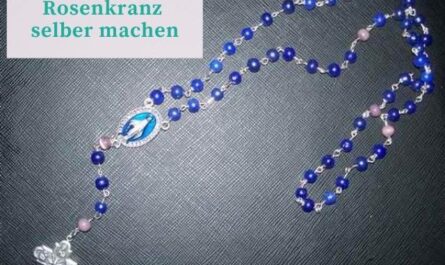 Bastelanleitung Rosenkranz selber machen