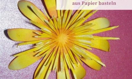 Mentzelia (Abendstern) aus Papier basteln