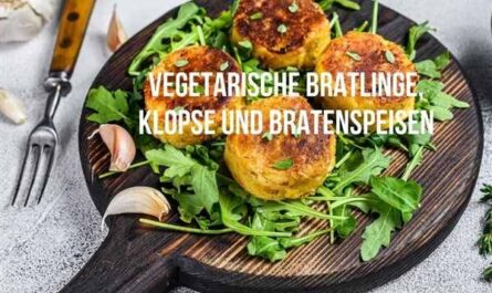 Verschiedene Rezepte für vegetarische Bratlinge, Klopse und “Bratenspeisen”