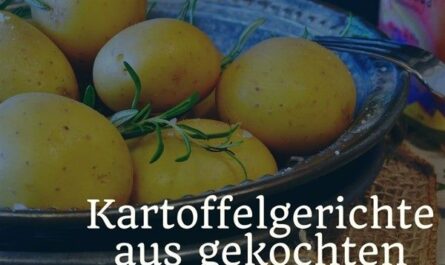 Kartoffelgerichte aus gekochten Kartoffeln