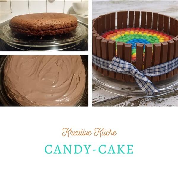 Candy-Cake mit Mascarpone-Kakao-Creme Titelbild
