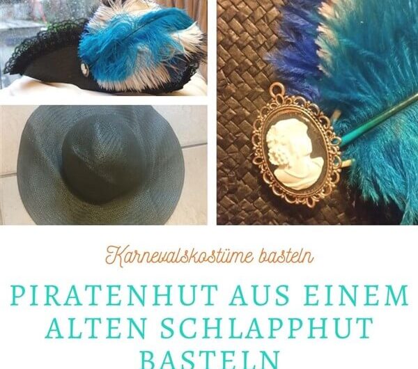 Karnevalskostüme selber machen: Piratenhut basteln