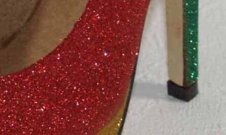Schuhe beglitzern