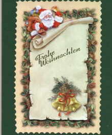 Weihnachtliche 3D-Karte