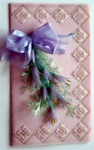 Geburtstagskarte mit Blumenstrauß