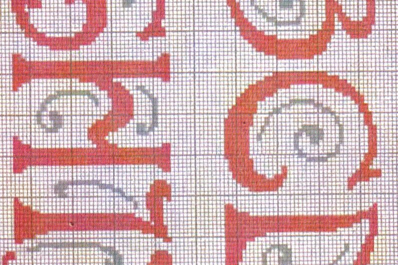 Stickvorlage Alphabet