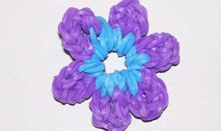 Grundanleitung 1 - Blumen aus Rubberbands