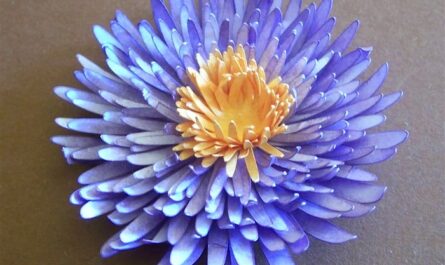 Chrysantheme aus Druckerpapier basteln
