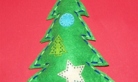 Tannenbaum aus Filz basteln