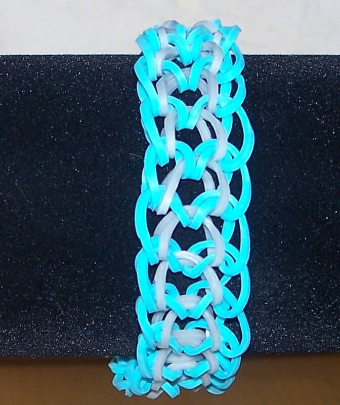 Rubberbands mit Drachenschuppenmuster