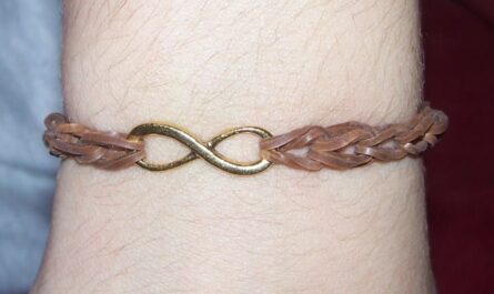 Infinity-Armband aus Loombandz