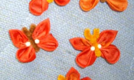 Kanzashi-Schmetterlinge