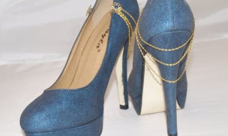 Schuhe mit Goldkettchen pimpen