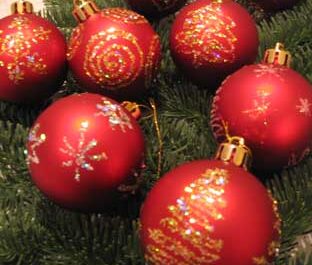 Christbaumkugeln - verschönern, veredeln, bemalen