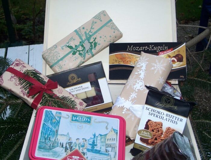 Basteln mit der Lambertz Geschenktruhe