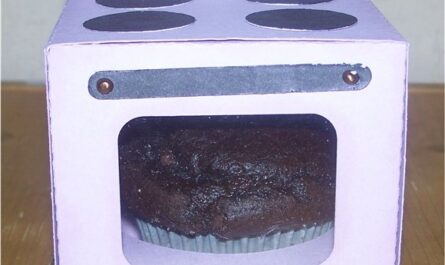 Geschenkverpackung "Backofen" für Muffin