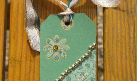 Anhänger mit Scrapbookpapier