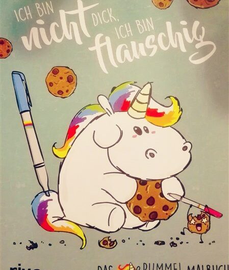 Ich bin nicht dick – ich bin flauschig – Malbuch