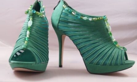 Schuhe mit Perlen verzieren
