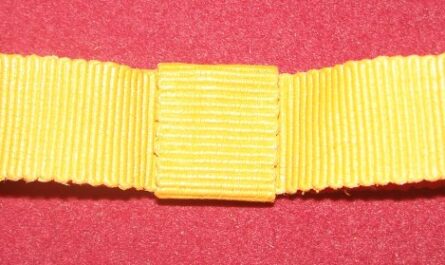Schleife nähen aus Ripsband