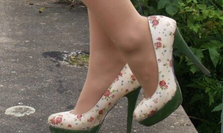 Romantik auf Absätzen - High Heels mit Servietten