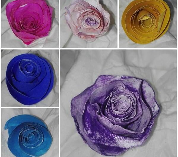 Shabby Chic Rosen basteln