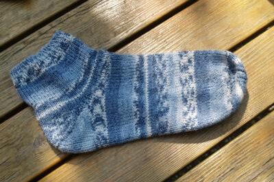 Meine ersten selbstgestrickten Socken
