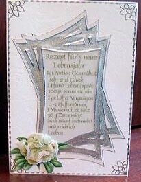 Rezept fürs neue Lebensjahr