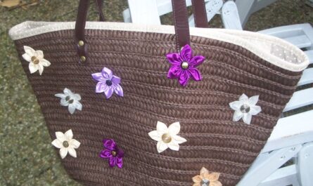Tasche trifft Kanzashi
