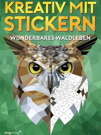 Kreativ mit Stickern: Wundervolles Waldleben