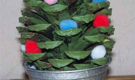 Weihnachtsbäumchen aus Zapfen