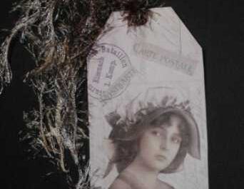 Tag mit Vintagebild